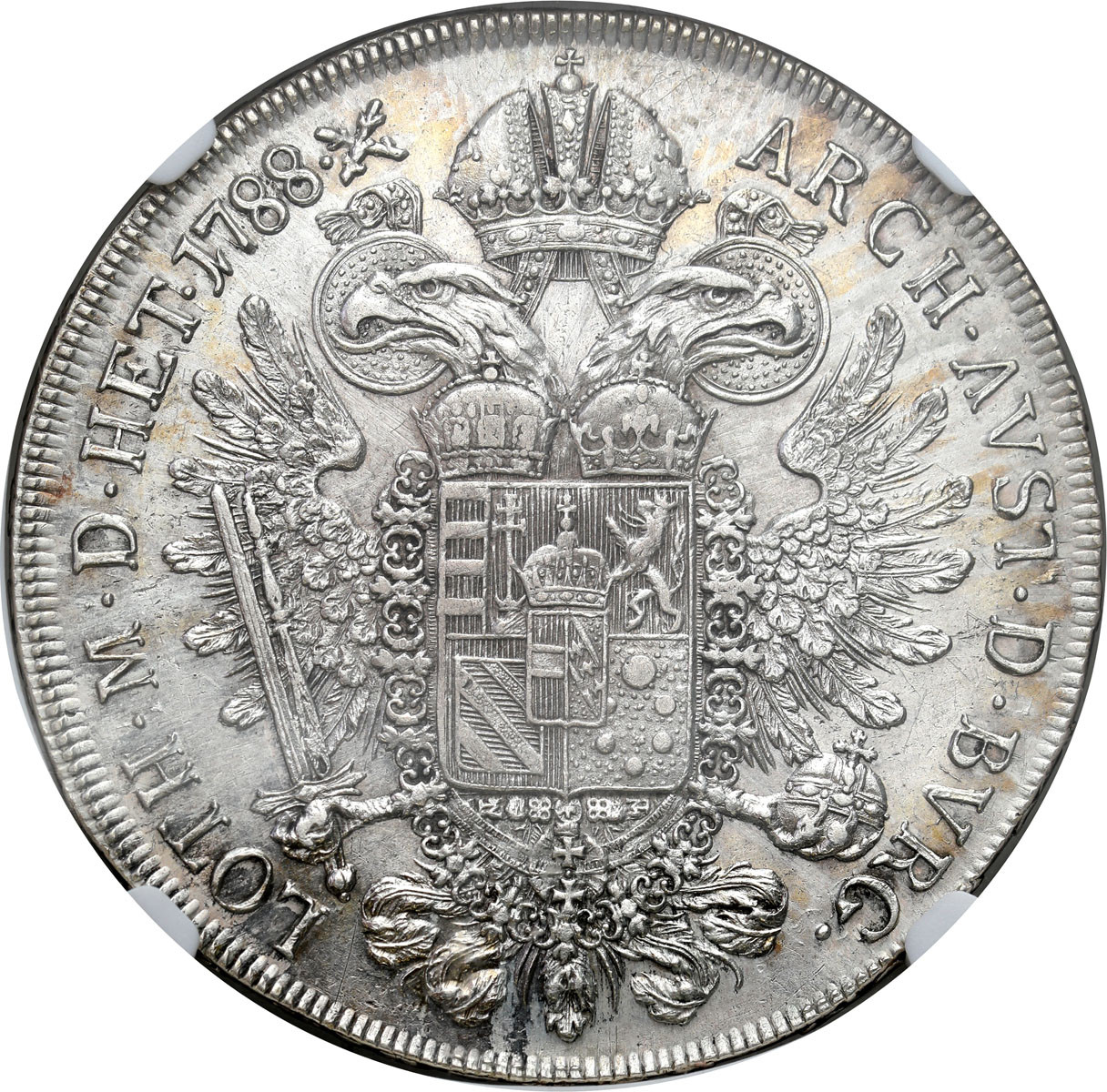 Austria. Józef II (1780-1790). Talar 1788 A, Wiedeń NGC AU55 (MAX) - RZADKI